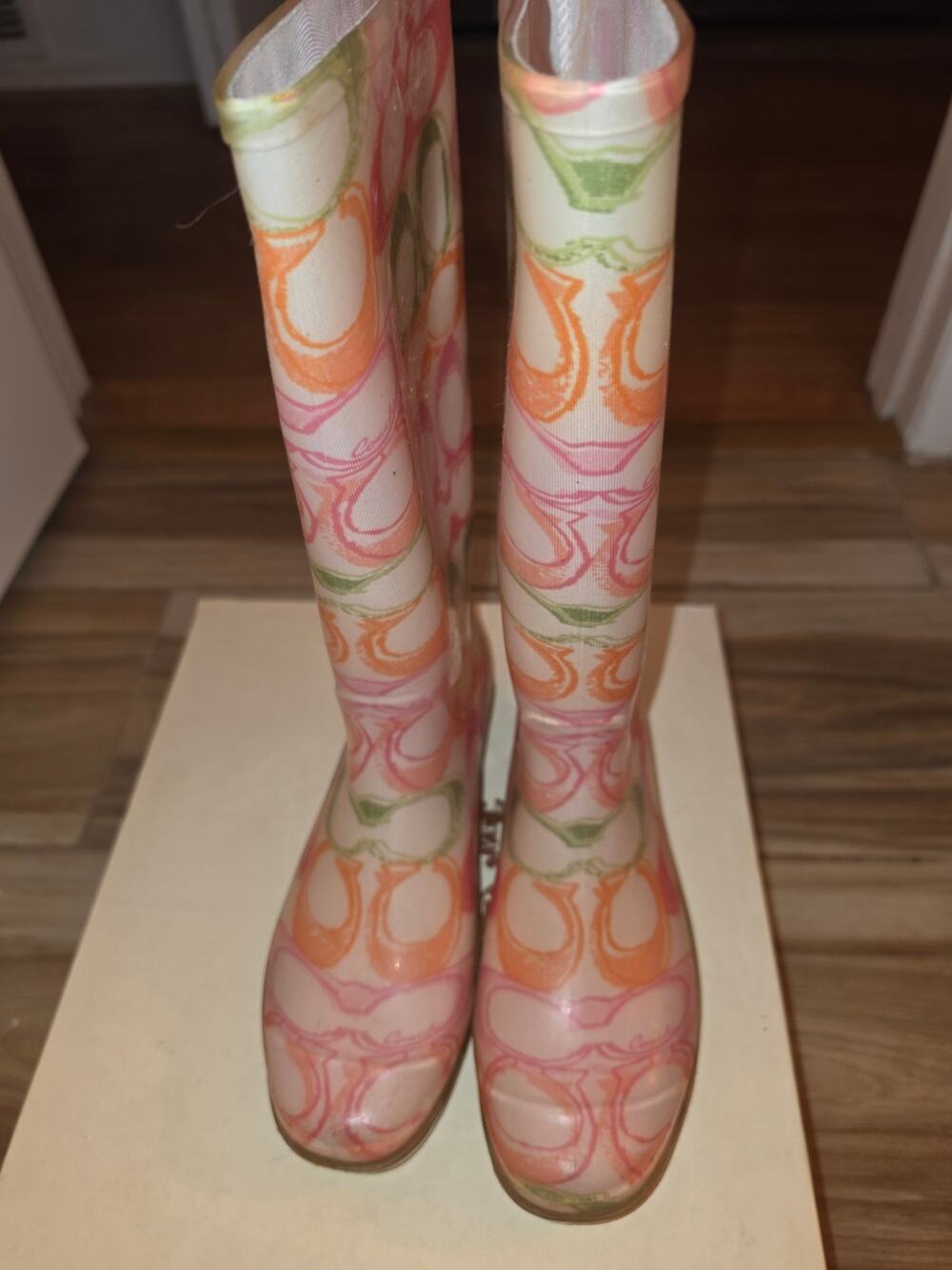 Coach Signature C Rain Boots – Women’s Size 6